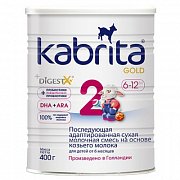 Kabrita [Кабрита] 2 Gold Смесь адаптированная на козьем молоке от 6 до 12 мес. 400 г