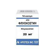 Апо-Флуоксетин капсулы 20 мг 14 шт. Апо-Флуоксетин капсулы 20 мг 14 шт.