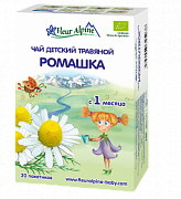Fleur Alpine Чай травяной Ромашка Organic от 1 мес. 20 пакетиков