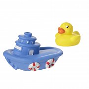 Курносики Игрушка для ванны Лодка с утенком 2 шт. 6м+