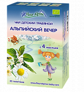Fleur Alpine Organic Набор Чай травяной Альпийский вечер и Книжка сэмпл с 4 мес. 20 г