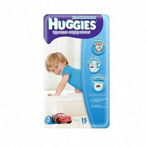 Huggies Подгузники-трусики для мальчиков 5 15 шт.