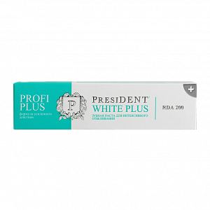 PresiDENT Зубная паста отбеливающая White Plus 30 мл