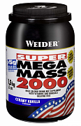 Weider Mega Mass 2000 1,5кг ваниль банка