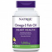 Natrol Омега-3 рыбий жир капсулы гелевые 1000 мг 90 шт. со вкусом лимона (БАД) Natrol Омега-3 рыбий жир капсулы гелевые 1000 мг 90 шт. со вкусом лимона (БАД)