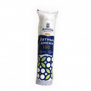 Ватные диски Амелия 100 шт.