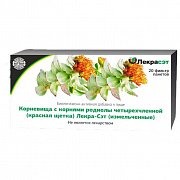 Красная щетка (родиола четырехчленная) корневища с корнями фильтр-пакетики 20 шт. Лекра (БАД)