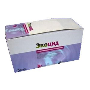 Экоцид дезинфектант порошок 50 г 25 шт.