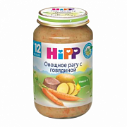 Hipp Пюре Овощное рагу с говядиной с 12 мес. 220 г