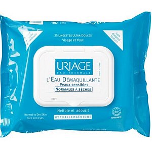 Uriage Салфетки очищающие для нормальной и смешанной кожи 25 шт.