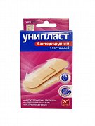 Лейкопластырь бактерицидный набор эластичный 20 шт. Унипласт Лейкопластырь бактерицидный набор эластичный 20 шт. Унипласт