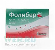 Фолибер таблетки 28 шт. Фолибер таблетки 28 шт.