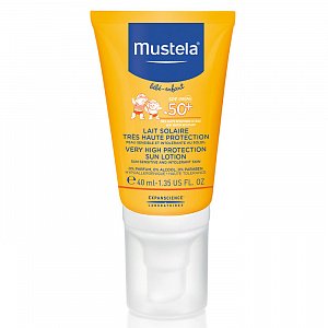 Mustela Sun Солнцезащитное молочко SPF50+ 40 мл