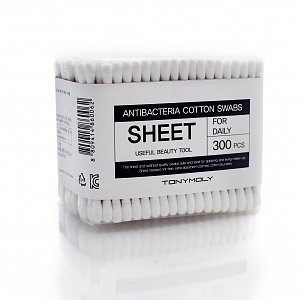 Tony Moly Ватные палочки антибактериальные Antibacteria 300 шт.