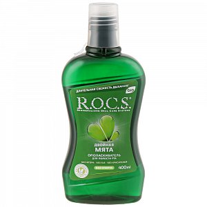 R.O.C.S. Ополаскиватель для полости рта Двойная мята 400 мл