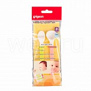 Pigeon Набор Ложка для первого прикорма 2 шт. от 6 мес.