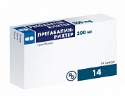 Прегабалин-Рихтер капсулы 300 мг 14 шт. Прегабалин-Рихтер капсулы 300 мг 14 шт.