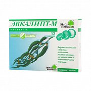 Эвкалипт-М пастилки 12 шт. Натурпродукт Эвкалипт-М пастилки 12 шт. Натурпродукт