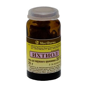 Ихтиол мазь для наружного применения 10% 25 г МФФ