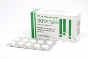 Аторвастатин таблетки покрытые пленочной оболочкой 40 мг 30 шт. Аторвастатин