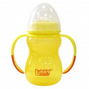 Lubby Поильник-непроливайка с ручками Классика 250 мл от 6 мес.