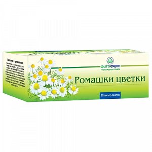 Ромашки цветки фильтр-пакетики 1,5 г 20 шт. Фитофарм