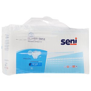 Seni Super Подгузники для взрослых р.L 30шт. (100-150см)