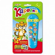 Азбукварик Караоке с мультяшками с микрофоном 8006-2