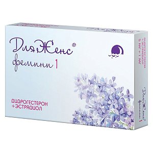 ДляЖенс Фемини таблетки покрытые пленочной оболочкой 5 мг+1 мг 28 шт.