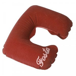 Fosta Подушка надувная с вырезом под голову F8052 красная, 42 х 27,5 см