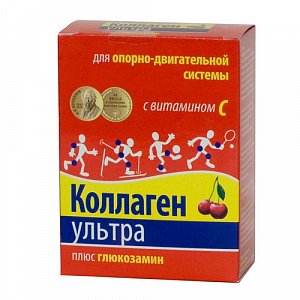 Коллаген Ультра плюс глюкозамин порошок пакетики 8 г 7 шт. Вишня (БАД)
