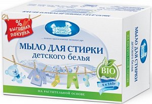 Наша Мама Мыло для стирки 4*140 г
