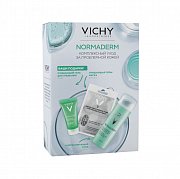 Vichy Набор Normaderm Корректирующий уход 50 мл+ подарок Маска очищающая поры  6 мл 2 шт.+Гель глубоко очищающий 15 мл