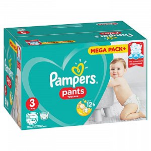 Pampers Подгузники-трусики Pants Midi 6-11 кг 120 шт.