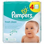 Pampers Салфетки Влажные Fresh Clean 4x64 шт. сменный блок