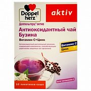 Доппельгерц актив чай антиоксидантный Бузина (витамин С+цинк) порошок 10 шт.