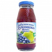 Бабушкино лукошко Сок яблоко и черника с 5 мес. 200 мл