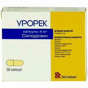 Урорек капсулы 4 мг 30 шт.