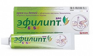 Эфилипт Бро Бэби Крем разогревающий детский 20 г