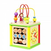 Маша и медведь Логический куб со счетами и часами GT8559