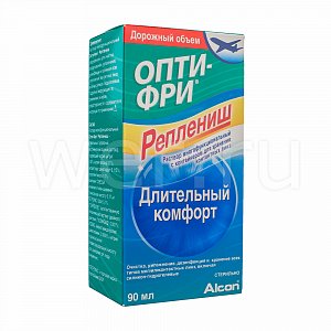 Опти-Фри Реплениш раствор для контактных линз 90 мл