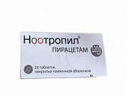 Ноотропил таблетки покрытые оболочкой 1200 мг 20 шт. Ноотропил таблетки покрытые оболочкой 1200 мг 20 шт.