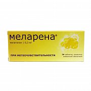 Меларена таблетки покрытые пленочной оболочкой 0,3 мг 30 шт. Меларена