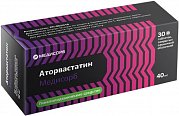 Аторвастатин Медисорб таблетки покрытые пленочной оболочкой 40 мг 30 шт. Аторвастатин Медисорб