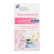 Тест для определения беременности Премиум Диагностик 2 шт.