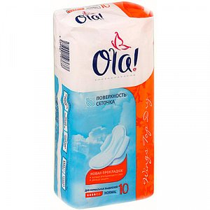 Ola Прокладки Wings Super Top Dry 10 шт.