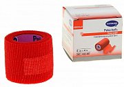 Peha-haft Бинт когезивный 4 м x 4 см красный самофиксирующийся без латекса