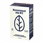 Сбор желчегонный №3 фильтр-пакетики 20 шт. Здоровье Сбор желчегонный №3 фильтр-пакетики 20 шт. Здоровье
