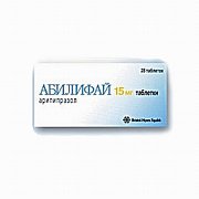 Абилифай таблетки 15 мг 28 шт.
