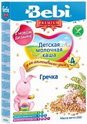 Bebi Premium Каша молочная Гречневая с 4 мес. 200 г
